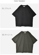 S/S LOOSE SHAPE CREW MVRM22S8005-M 半袖Ｔシャツ ブラック 黒 ホワイト 白 グレー チャコール オレンジ 6カラー