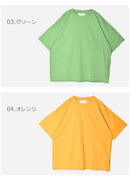 S/S LOOSE SHAPE CREW MVRM22S8005-M 半袖Ｔシャツ ブラック 黒 ホワイト 白 グレー チャコール オレンジ 6カラー