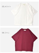 S/S LOOSE SHAPE CREW MVRM22S8005-M 半袖Ｔシャツ ブラック 黒 ホワイト 白 グレー チャコール オレンジ 6カラー