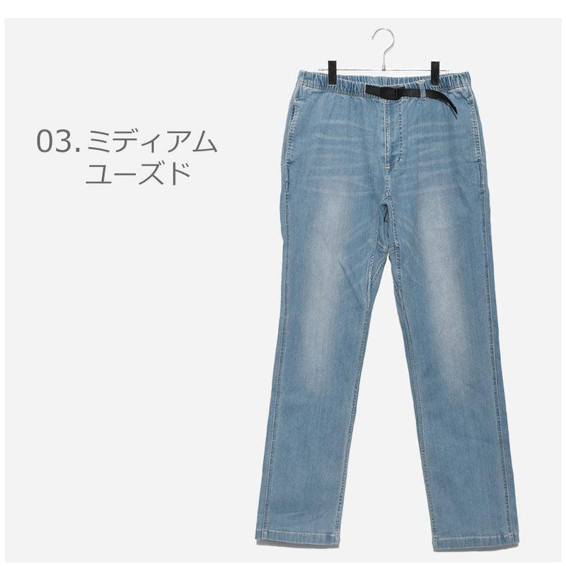 デニムニューナローパンツ 0816-DEJ ロングパンツ ブルー ネイビー ブラック 黒 4カラー