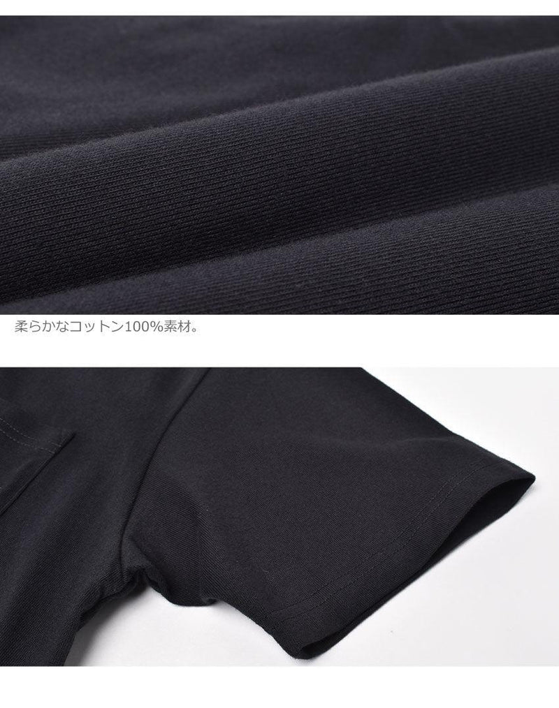 ワンポイントTシャツ 1948-STS 半袖Tシャツ ホワイト 白 ブラック 黒 2カラー