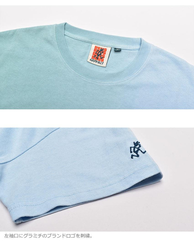 GET A GRIP TEE DMF211100 半袖Tシャツ ブルー 青 ピンク 2カラー