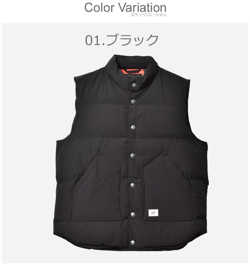 ROBSON PADDED VEST DMF2061378 ベスト ブラック 黒 カーキ 2カラー