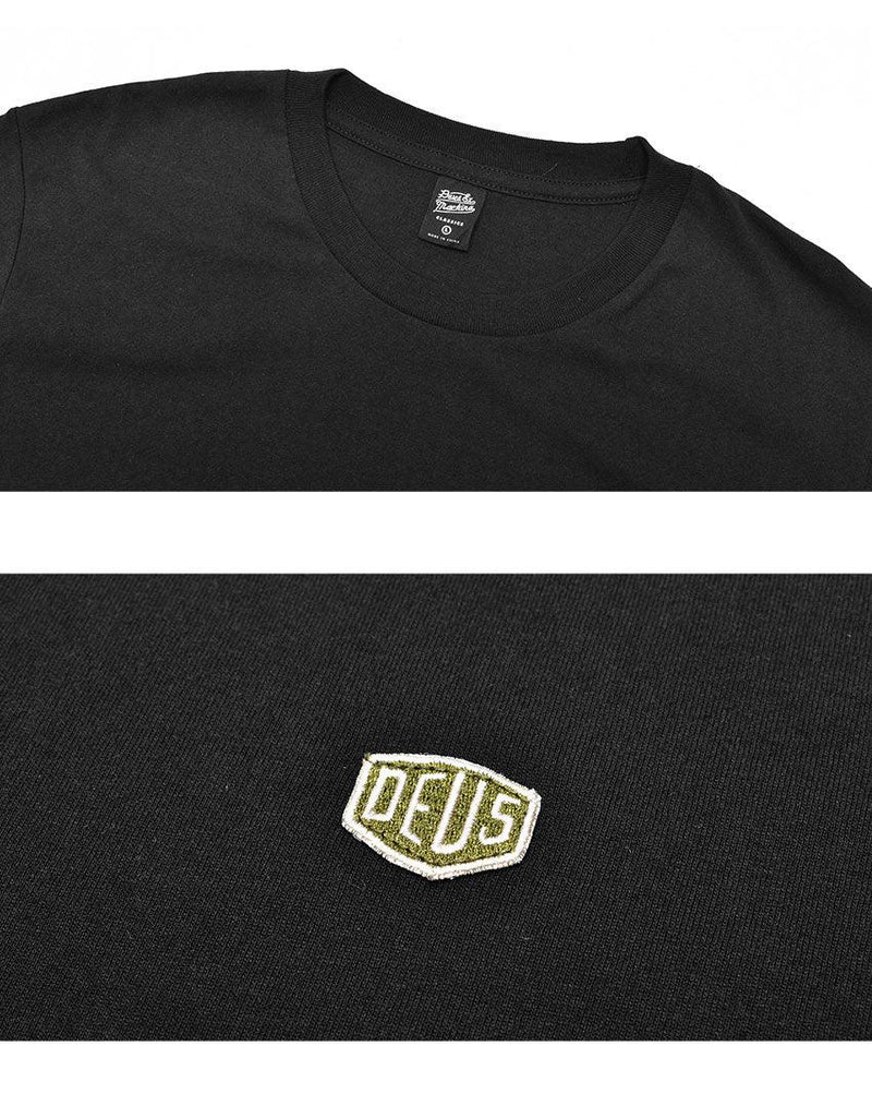 シールドスタンダード TEE TDMF201877 半袖Tシャツ ブラック 黒 ホワイト 白 4カラー