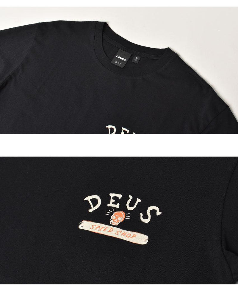 SPEED SHOP LS TEE DMP2211547 長袖Tシャツ ブラック 黒 ホワイト 白 2カラー