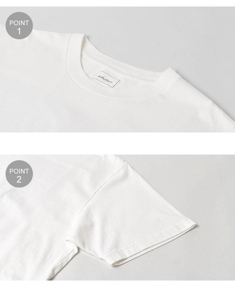 ソフト ジャージー Tシャツ MSEA22S8256-M 半袖Tシャツ ホワイト 白 1カラー