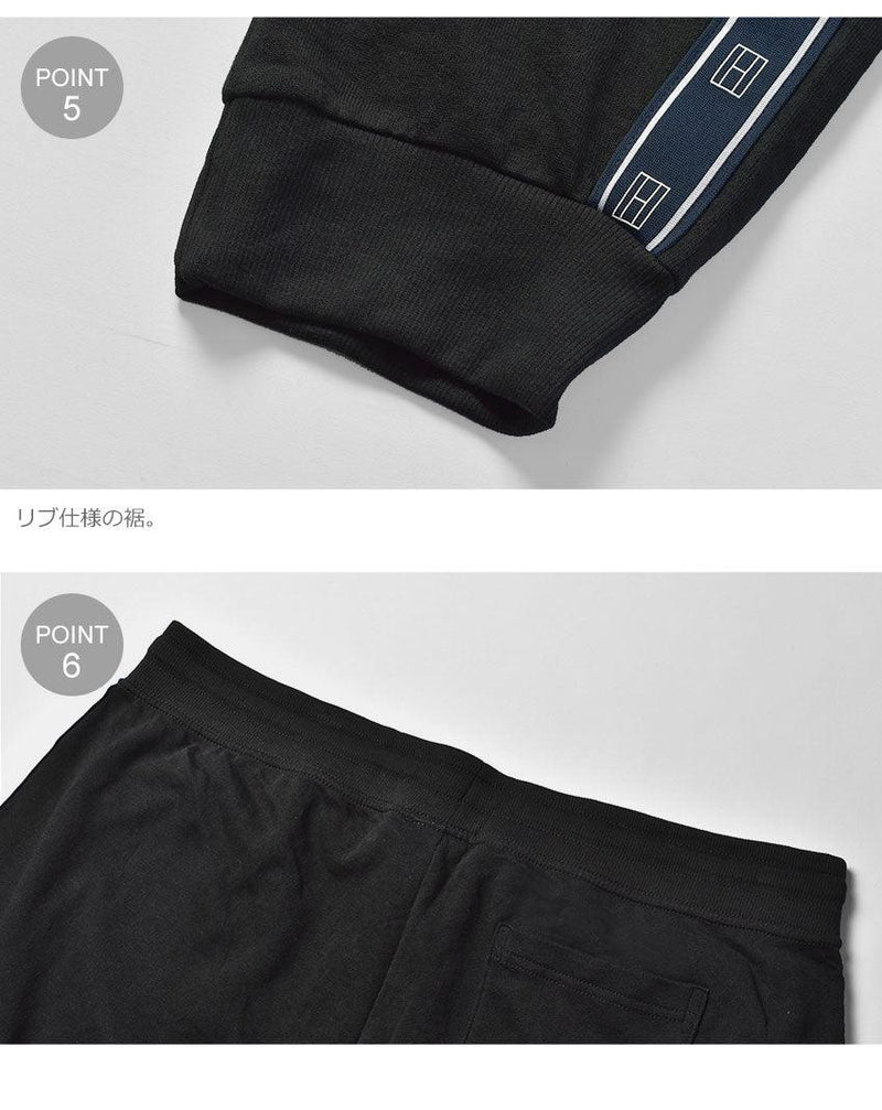 フレンチテリー 09T4089 ボトムス ブラック 黒 ネイビー グレー 3カラー
