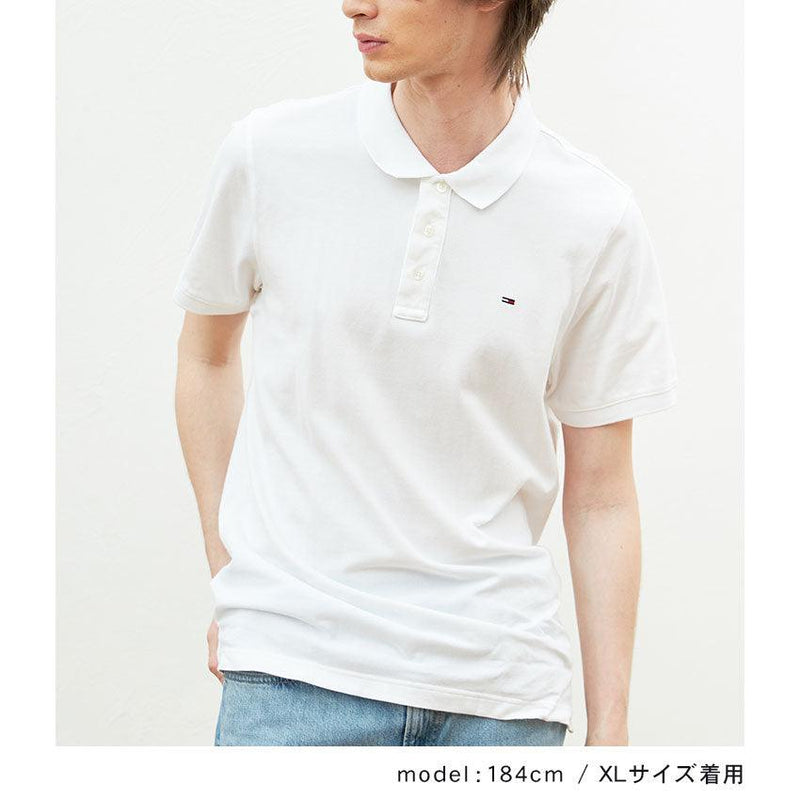 TJM ORIGINAL FINE PIQUE POLO S/S DM0DM04266 ポロシャツ ブラック 黒 ホワイト 白 グレー ネイビー 紺 4カラー