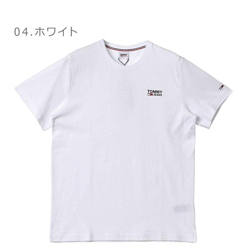 TJM REGULAR CORP LOGO NECK DM0DM09588 半袖Tシャツ ブラック 黒 ホワイト 白 グレー ネイビー 紺 4カラー