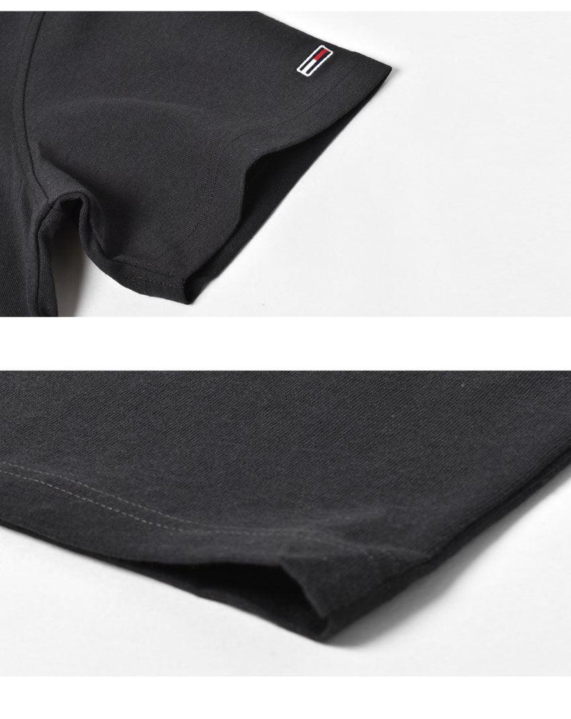 TJM REGULAR CORP LOGO NECK DM0DM09588 半袖Tシャツ ブラック 黒 ホワイト 白 グレー ネイビー 紺 4カラー