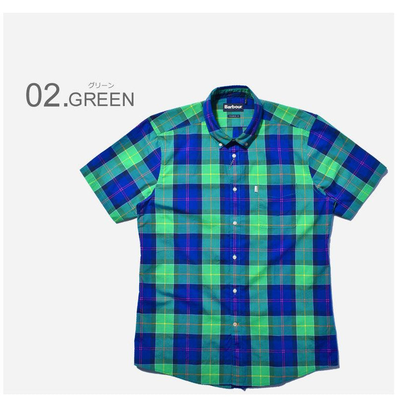 バブアーTOWARD S/S SHIRT MSH4518 BL33 GN51 RE51 半袖シャツ メンズ - Z-CRAFT 