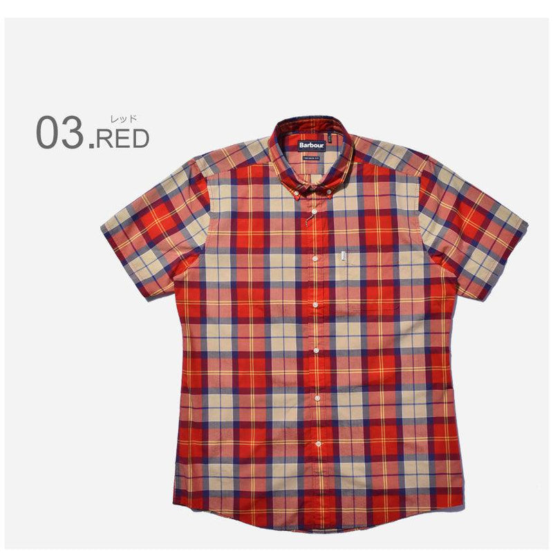 バブアーTOWARD S/S SHIRT MSH4518 BL33 GN51 RE51 半袖シャツ メンズ - Z-CRAFT 