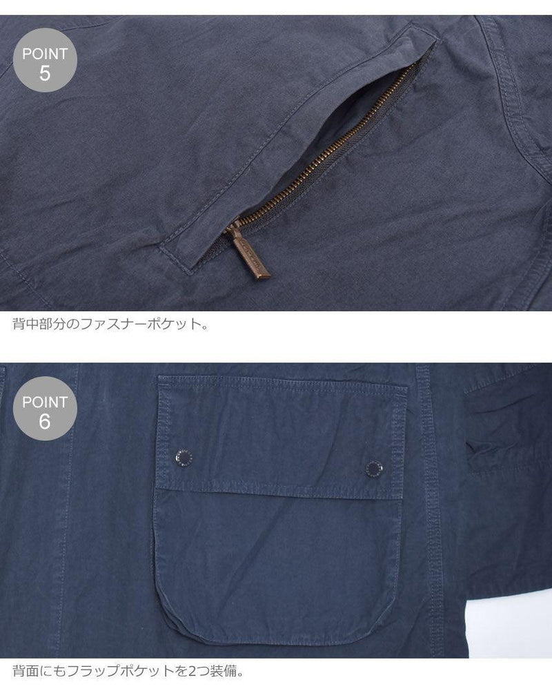 ウォッシュド ハイランド パーカ MCA0655 ジャケット ネイビー ベージュ カーキ 3カラー