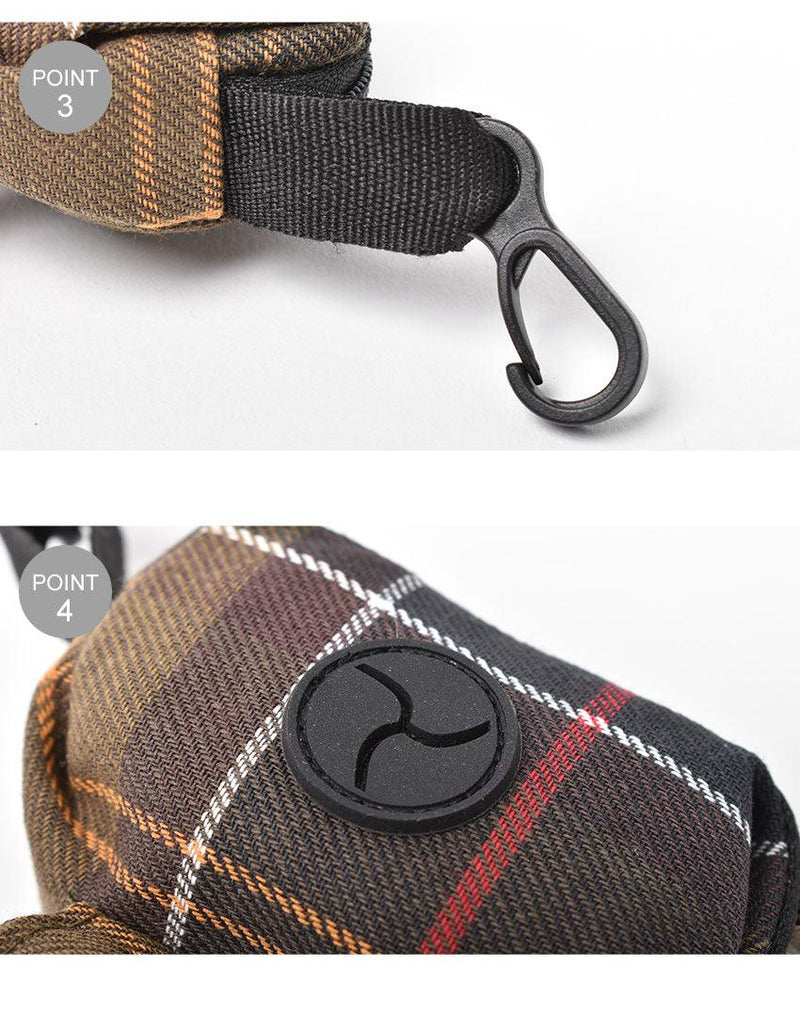 TARTAN POOP BAG DISPENSER CLASSIC DAC0031 ペット用バッグ ブラウン 茶 1カラー