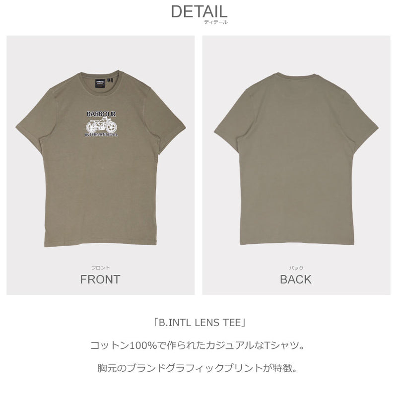 B.INTL LENS TEE MTS1152 半袖Tシャツ