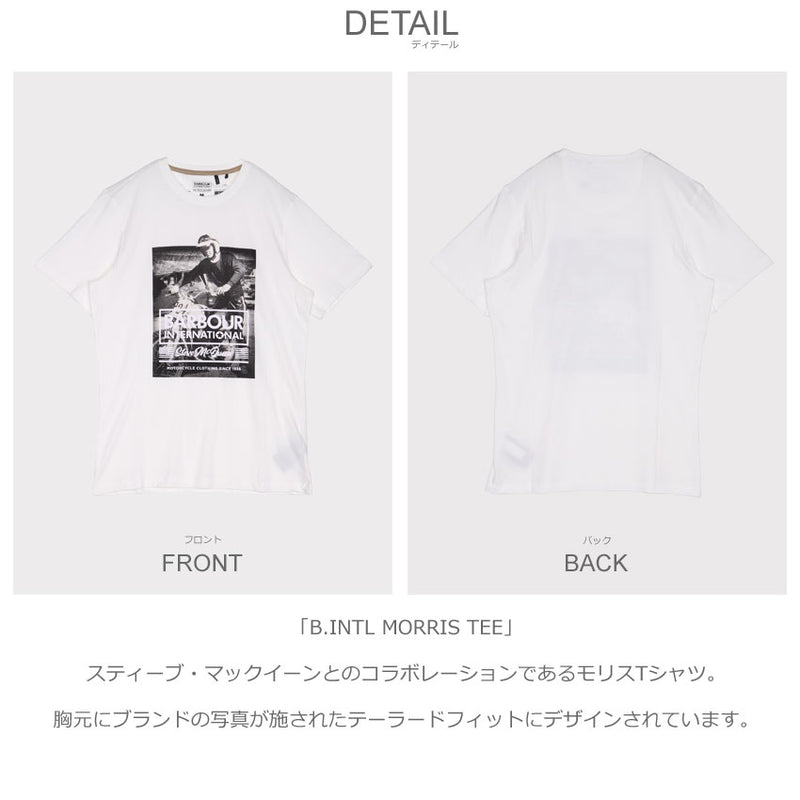 B.INTL MORRIS TEE MTS1136 半袖Tシャツ