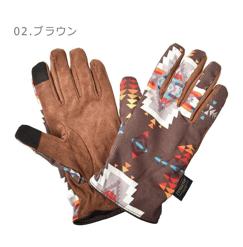 CORDUROY GLOVE PDT-000-223007 手袋 ブラック 黒 ホワイト 白 ブラウン 3カラー