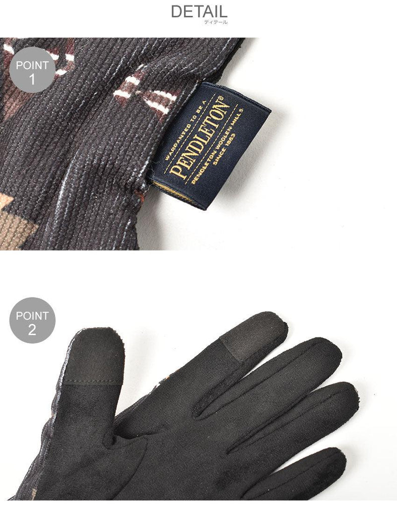 CORDUROY GLOVE PDT-000-223007 手袋 ブラック 黒 ホワイト 白 ブラウン 3カラー