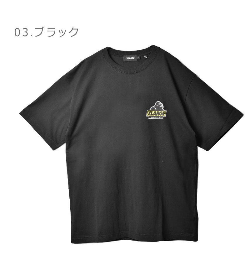 S/S TEE SLANTED OG 101212011001 半袖Tシャツ ホワイト 白 ブラック 黒 4カラー