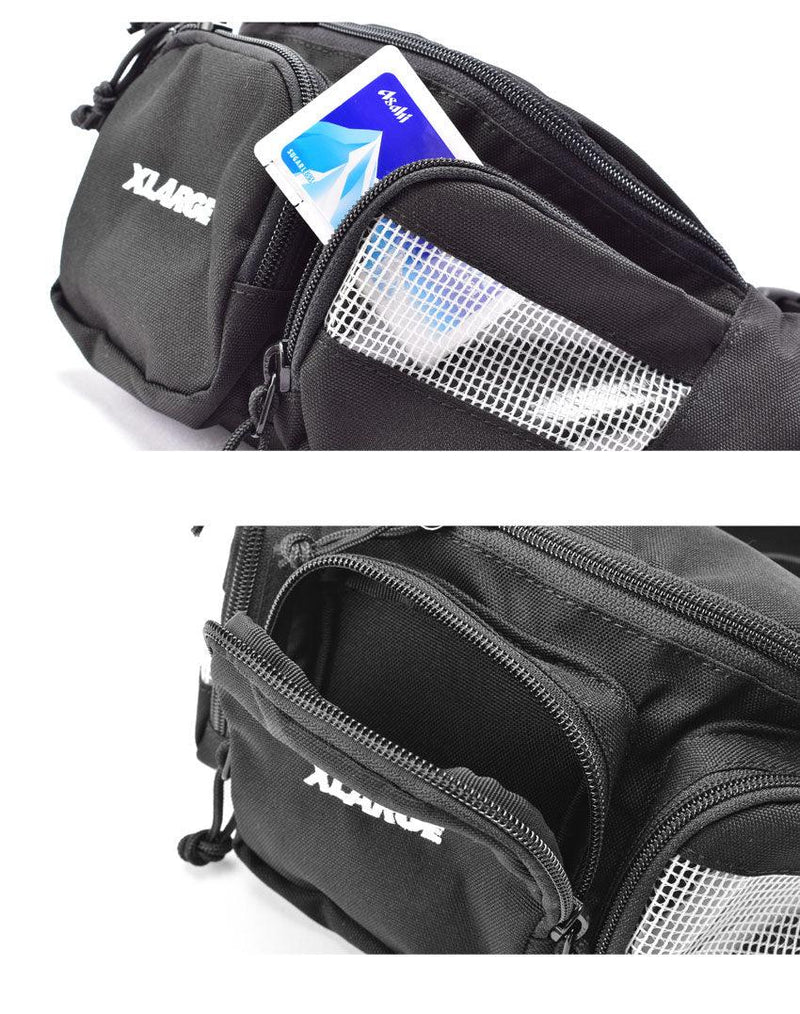 MULTI PURPOSE WAIST BAG 01201025 ウエストバッグ ブラック 黒 1カラー