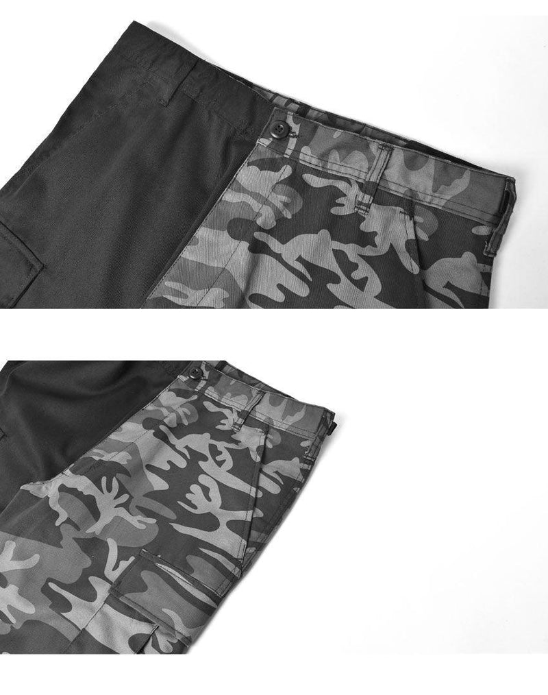 TWO TONE CAMO BDU CARGO PANTS SP3500 SP3502 SP3504 SP3506 ロングパンツ ブラック 黒 カーキ ブラウン 4カラー