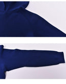 シームレス 3D ニットパーカー GA4173 パーカー ホワイト 白 ブルー グレー 3カラー