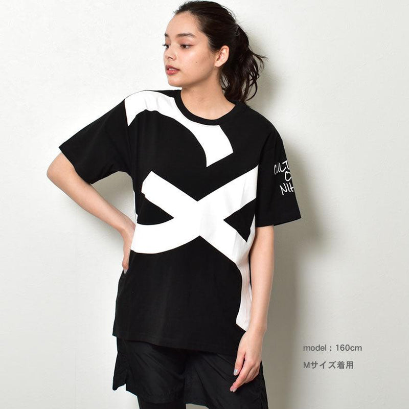 コットンビッグロゴTシャツ GA7303 Tシャツ ブラック 黒 ホワイト 白 グレー 3カラー