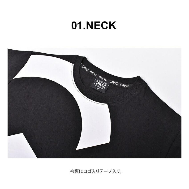 コットンビッグロゴTシャツ GA7303 Tシャツ ブラック 黒 ホワイト 白 グレー 3カラー