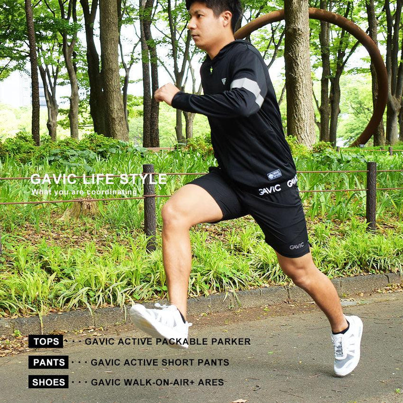 アクティブショートパンツ GA7403 パンツ ブラック 黒 ネイビー 2カラー