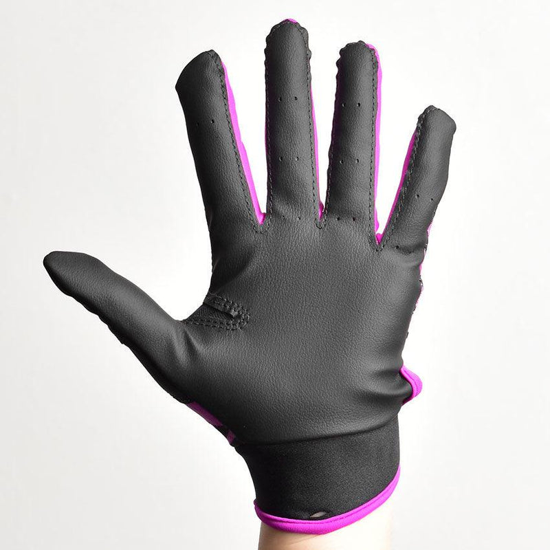 HYPERDIAMOND FDGE YOUTH GLOVES N100.0136 バッティンググローブ ブラック 黒 パープル 1カラー