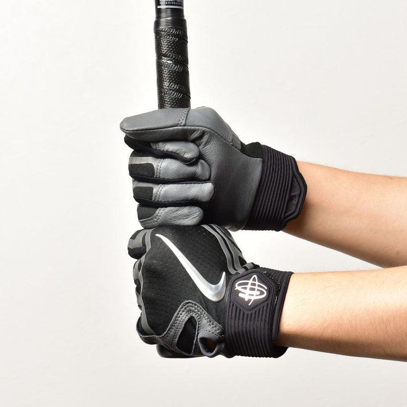 HUARACHE ELITE BATTING GLOVES N.BG05 バッティンググローブ ブラック 黒 グレー 1カラー