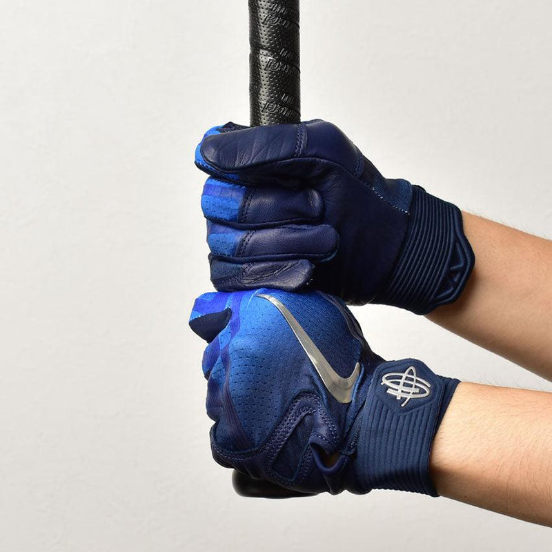 HUARACHE ELITE BATTING GLOVES N.BG05 バッティンググローブ ネイビー ブルー 青 シルバー 1カラー