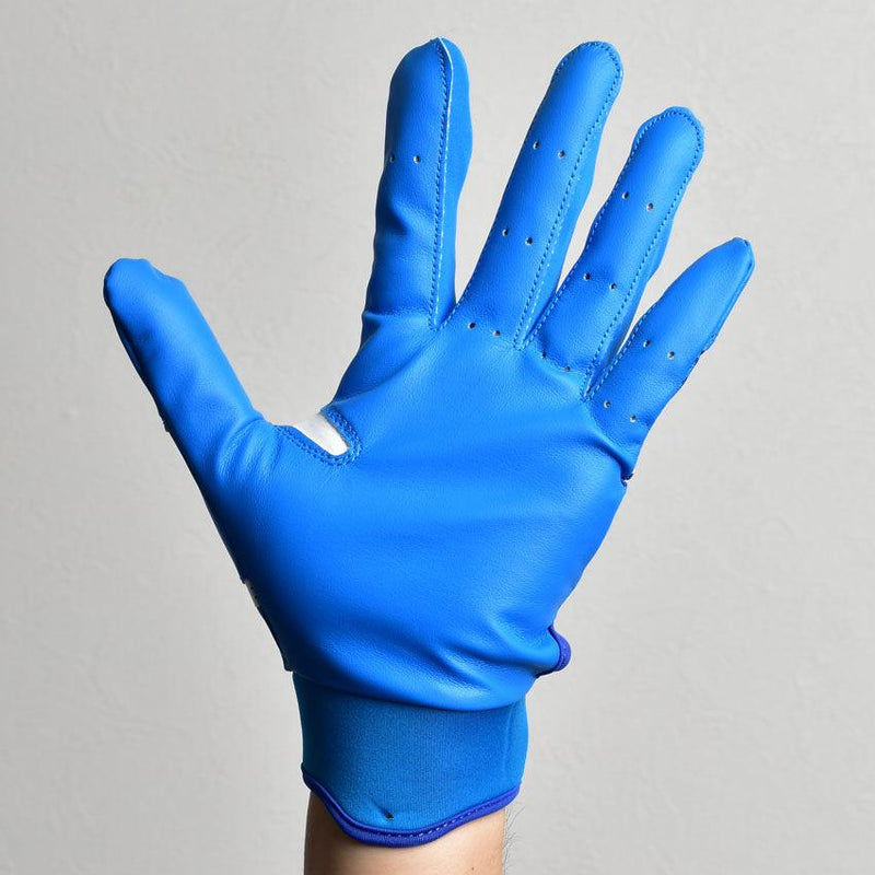 ソフトボール用 HYPERDIAMOND EDGE BATTING GLOVES N.BG12 バッティンググローブ ブルー 青 ホワイト 白 1カラー