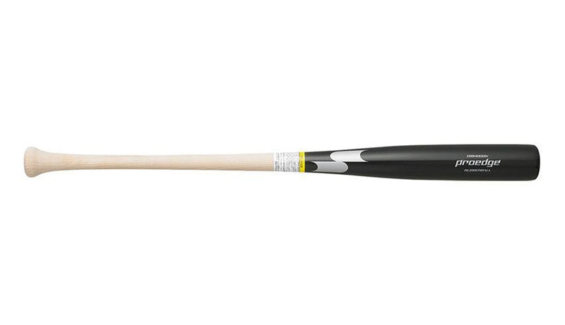 プロエッジ 軟式木製 84cm EBB4000W バット ブラック 黒 ナチュラル 1カラー