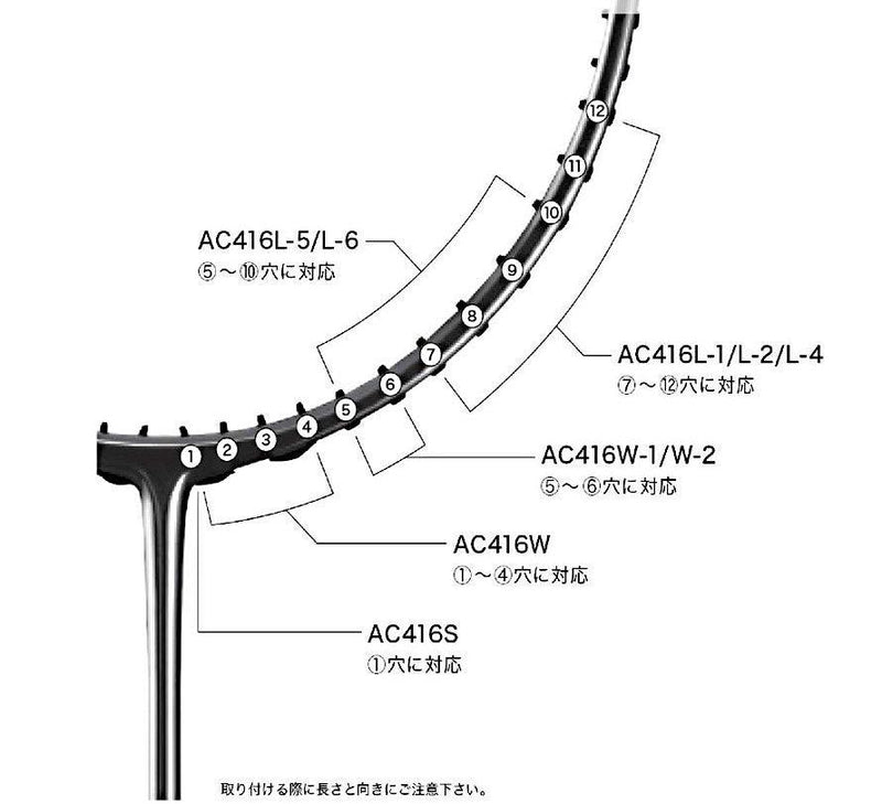 6連続グロメット AC416L-6 グロメット ブラック 黒 1カラー