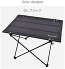 ポータブル テーブル PP0240BK PP0241TP テーブル ブラック 黒 カーキ 2カラー