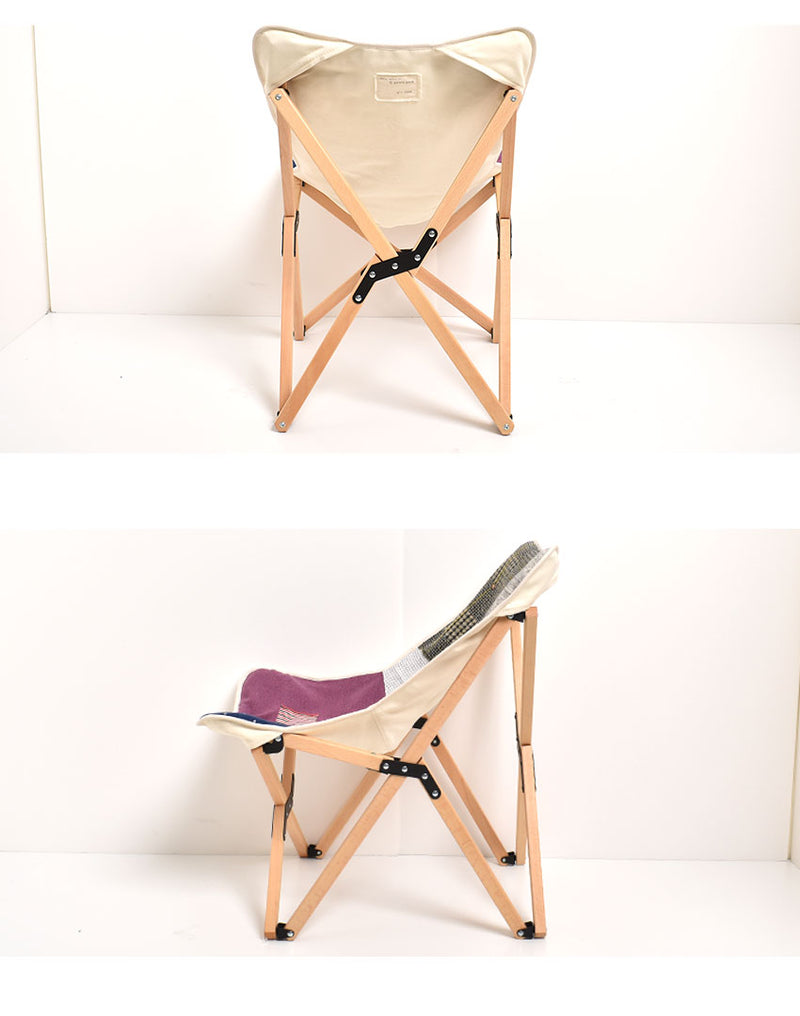 フォールディングパッチワークチェア×Vルーム S 椅子 4カラー