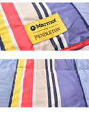 マーモット×ペンドルトン ダウンキルト M12984 ブランケット ブルー 青 レッド イエロー 1カラー