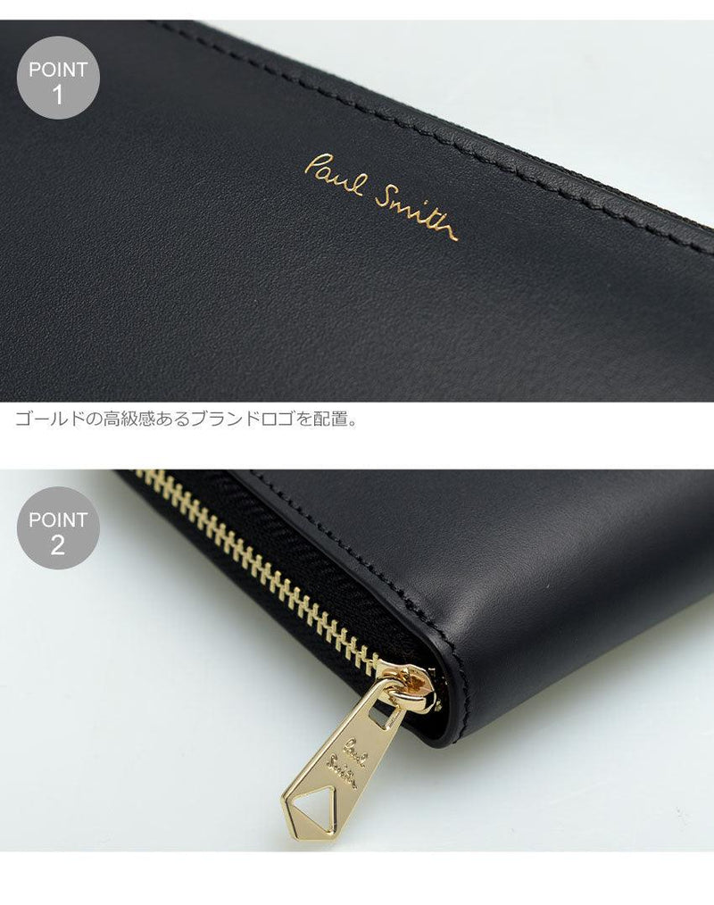 WALLET LG ZIP INTMUL 4778-BMULTI 財布 ブラック 黒 グリーン 2カラー