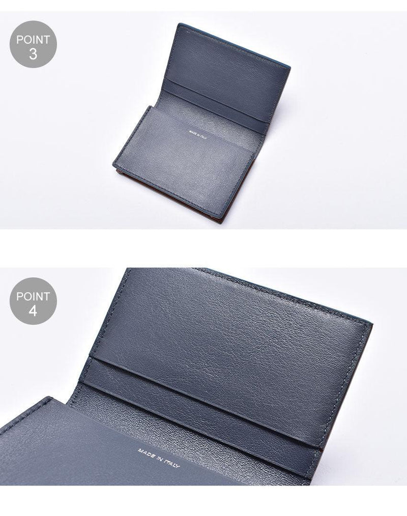multi pockets credit card holder 6758-GLOSTO カードケース ブラウン 1カラー