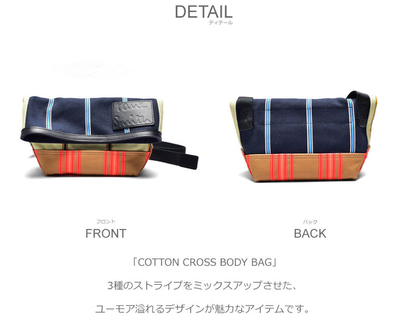 COTTON CROSS BODY BAG M1A-7482-KSTRCA ショルダーバッグ