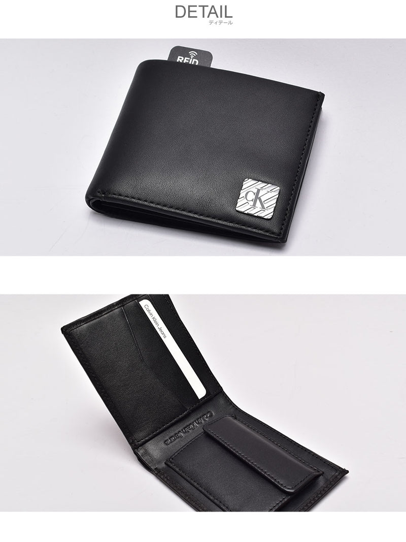ロゴ ハードウェア BIFOLD W コイン K50K510140 二つ折り財布