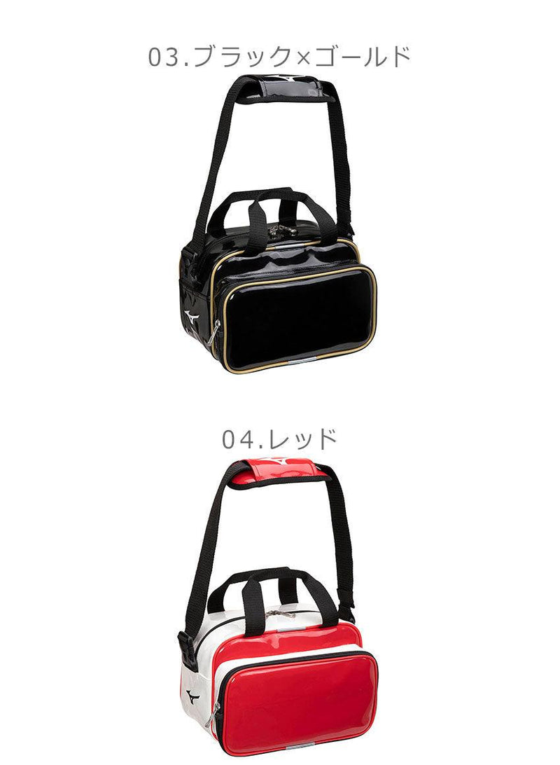 エナメルミニバッグ(7L) 1FJD0026 バッグ 青 赤 白 黒 紺 ブラック ホワイト ブルー レッド エンジ 7カラー