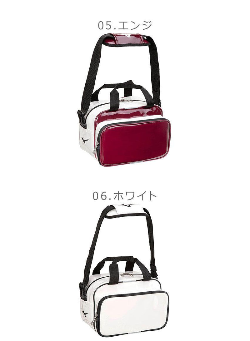 エナメルミニバッグ(7L) 1FJD0026 バッグ 青 赤 白 黒 紺 ブラック ホワイト ブルー レッド エンジ 7カラー