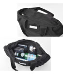 ほっこりキャンバスバッグ トートバッグ ブラック 黒 ベージュ 4カラー