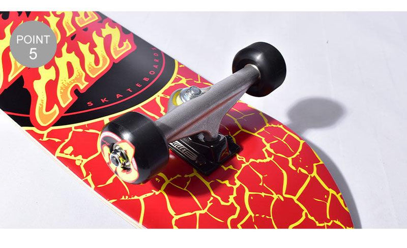 サンタクルーズSANTA CRUZ FLAME DOT LARGE SK8 COMPLETES COMPLETES 11116258 - Z-CRAFT 