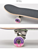 THIRD EYE コンプリートデッキ BC027466 スケートボード ブラック 黒 グリーン パープル マルチ 1カラー