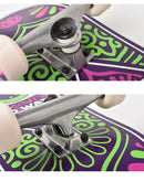 THIRD EYE コンプリートデッキ BC027466 スケートボード ブラック 黒 グリーン パープル マルチ 1カラー