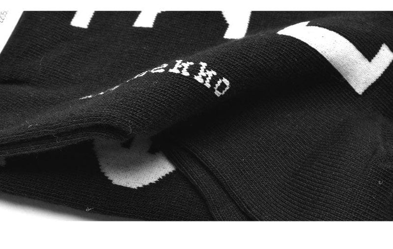 KASVAA ISO LOGO SOCKS 90675 靴下 ブラック 黒 ベージュ 2カラー