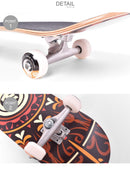 TECUALA コンプリートデッキ 8 BB027414 スケートボード ブラック 黒 レッド 赤 マルチ 1カラー